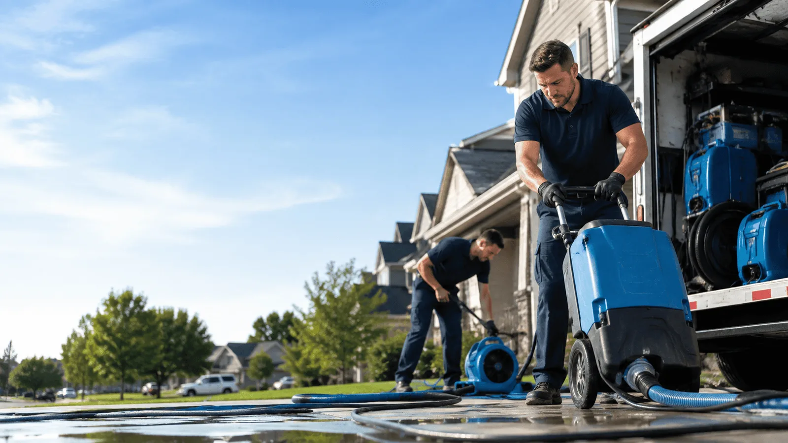Dehumidification being performed in Salamanca, NY